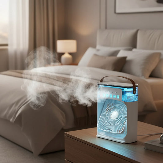 Portable USB Cooling Fan With Ice